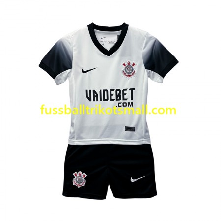 Fußballtrikots Corinthians Kinder 2024-2025 Kurzarm Heimtrikotsatz kaufen